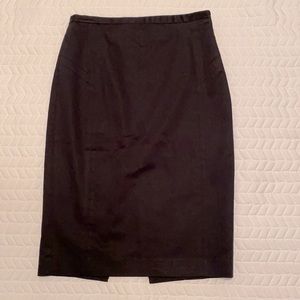 Black pencil skirt